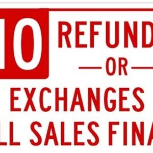 All sales are FINAL. No returns.